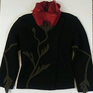 Covelo Art to Wear Poppy Sweater Jacket